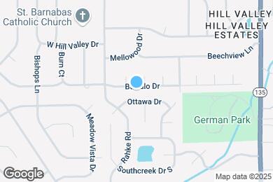 Map image of the property - 419 Buffalo Dr