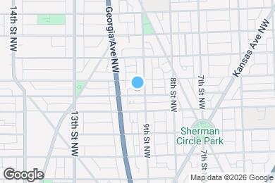 Map image of the property - 909 Delafield Pl NW