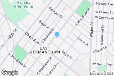 Map image of the property - 864 E Chelten Ave