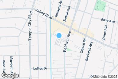 Map image of the property - 3815 Baldwin Ave
