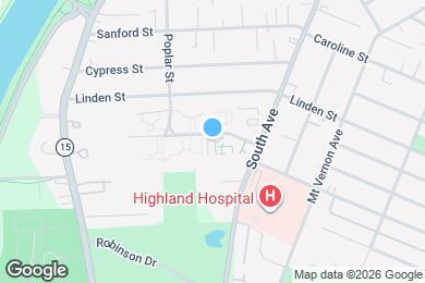 Map image of the property - Highland Manor Apartments