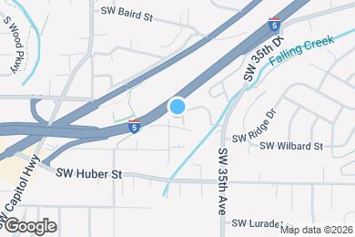 Map image of the property - 3641 SW Evelyn St