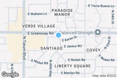 Map image of the property - 5015 E Karen Dr