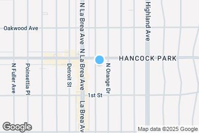 Map image of the property - 166 N Sycamore Ave