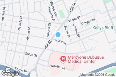 Map image of the property - 971 W 3rd St