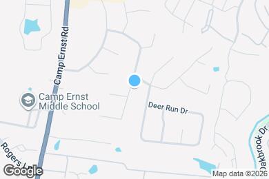 Map image of the property - 1836 Clearbrook Dr