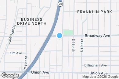 Map image of the property - 1710 S 14th St