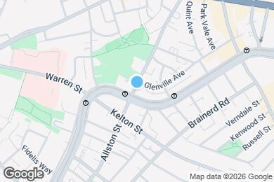 Map image of the property - 1381 Commonwealth Avenue