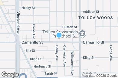 Map image of the property - 10715 Camarillo St
