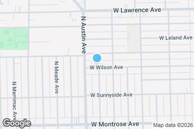 Map image of the property - 5934 W Wilson Ave