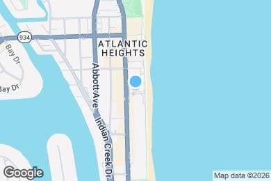 Map image of the property - 6801 Collins Ave