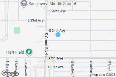 Map image of the property - 719 E 35th Ave