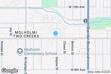 Map image of the property - 1013 Depew St