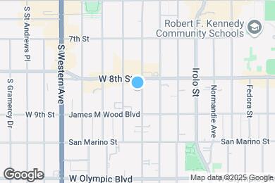 Map image of the property - 825 S Harvard Blvd