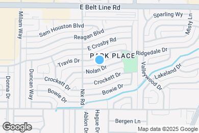 Map image of the property - 2213 Nolan Dr