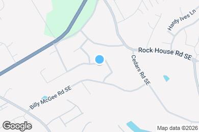 Map image of the property - 1185 Mercury Dr SE