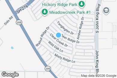 Map image of the property - 2852 Clear Creek Dr