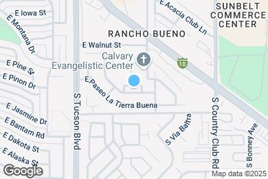 Map image of the property - 5239 S Via Laguna Blanca