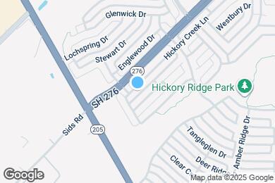 Map image of the property - 1429 Hickory Creek Ln