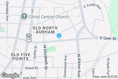 Map image of the property - 419A E. Geer St.-