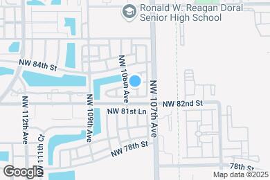 Map image of the property - 8244 NW 107th Path