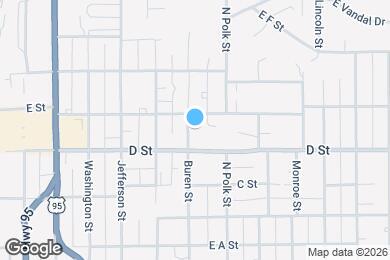Map image of the property - 452 N Van Buren St