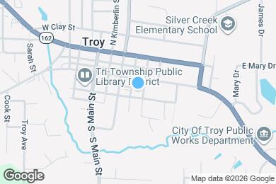 Map image of the property - 209 E Oak St