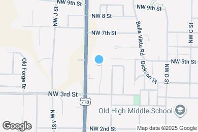Map image of the property - 407 NW H St