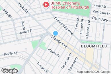 Map image of the property - 4501 Liberty Ave