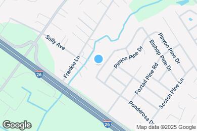 Map image of the property - 222 Ponderosa Dr