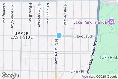 Map image of the property - 2854 N Downer Ave