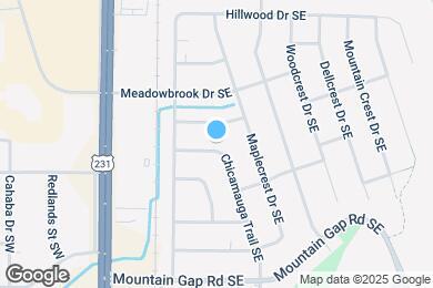 Map image of the property - 11311 Chicamauga Trail SE