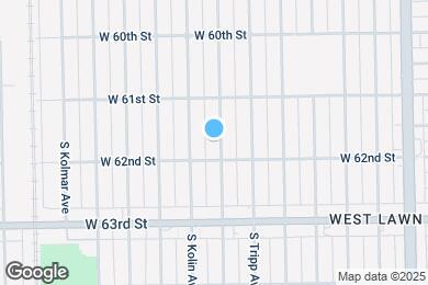 Map image of the property - 6136 S Kildare Ave