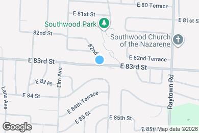 Map image of the property - 9407 E 83rd St