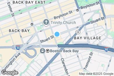 Map image of the property - 135 Clarendon St