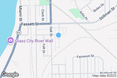 Map image of the property - 1314 Dawson St