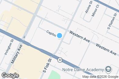 Map image of the property - 502 S Fisk St