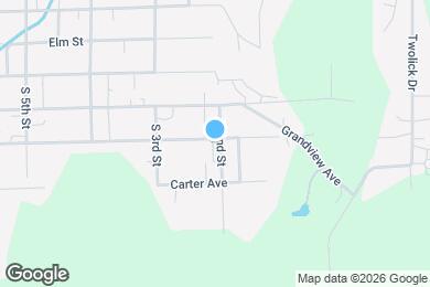 Map image of the property - 810 S 2nd St