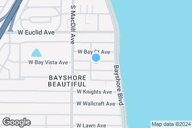 Map image of the property - 2916-2918 W Bay Vista Ave