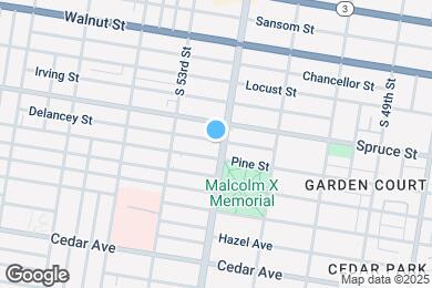 Map image of the property - 316 S 52nd St