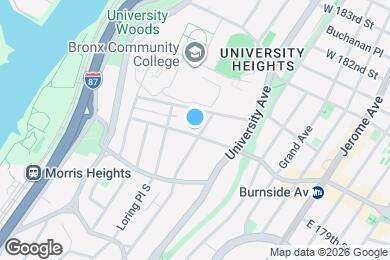 Map image of the property - 121 W 179th St