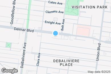 Map image of the property - 5522 Delmar Blvd
