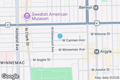 Map image of the property - 1354 W Carmen Ave