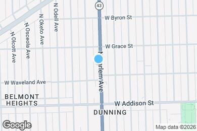 Map image of the property - 3734 N Harlem Ave