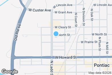 Map image of the property - 722 W North St