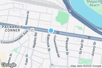 Map image of the property - 1010 Commonwealth Ave