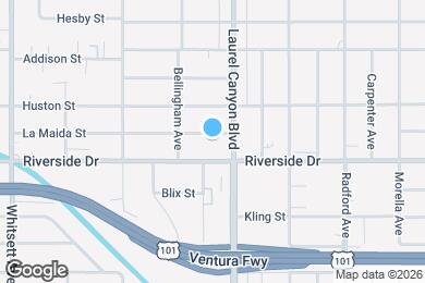 Map image of the property - 12120 La Maida St