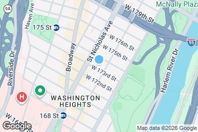 Map image of the property - 563 W 173rd St