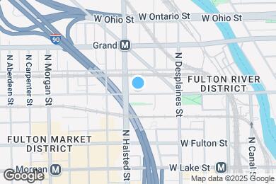 Map image of the property - 716 W Kinzie St