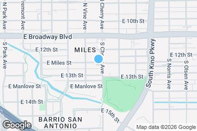 Map image of the property - 1540 E Miles St